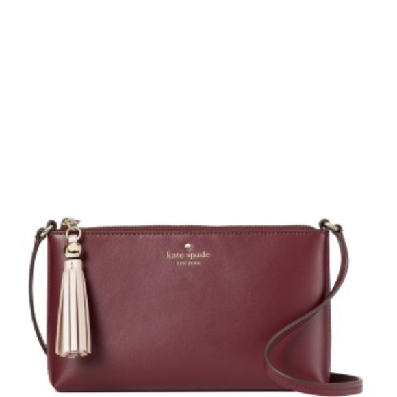 Kate Spade New York  IVY STREET AMY CROSSBODY (Cherrywood) - Picture 1 of 7